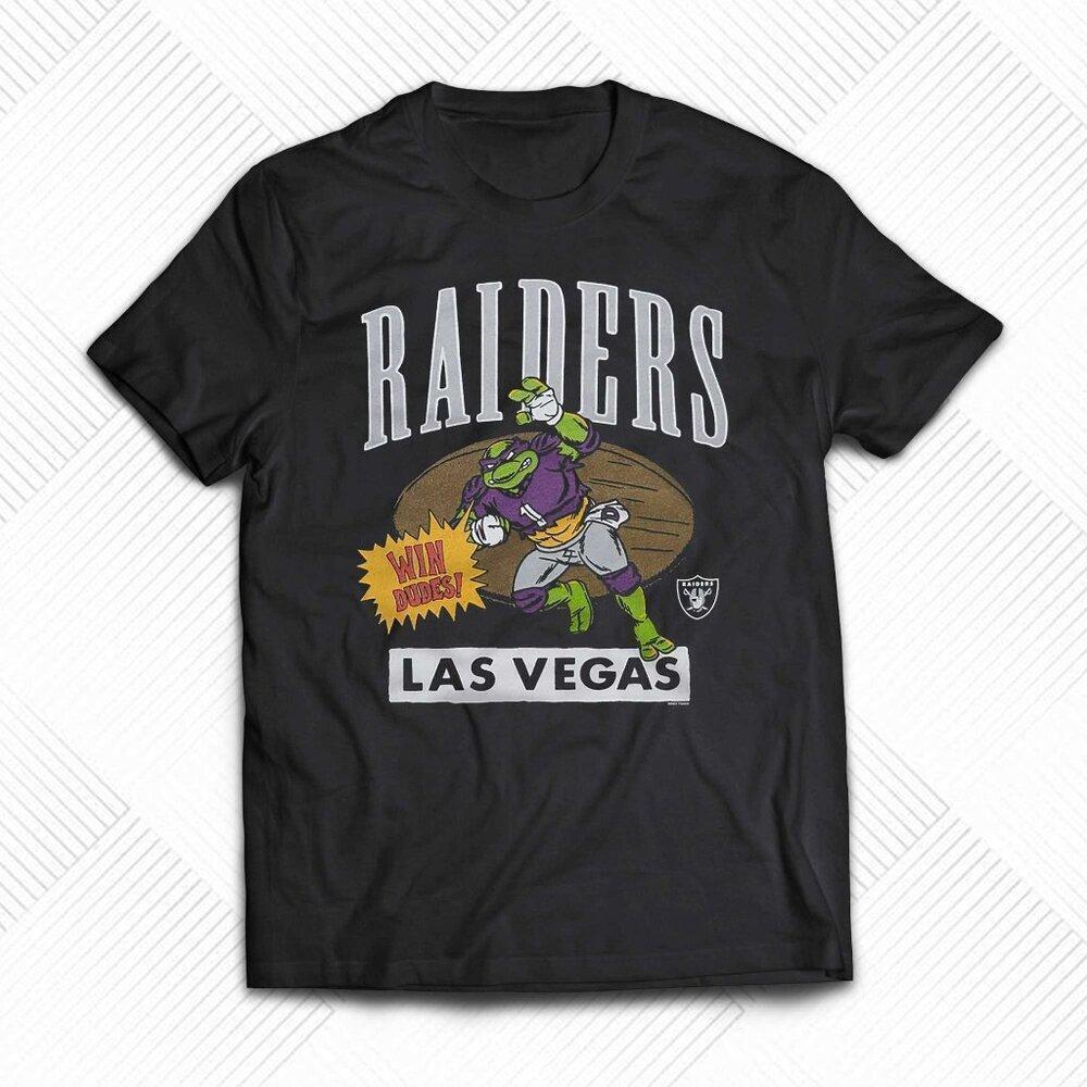 Tmnt Donatello X Las Vegas Raiders Retro Crossover Fan Collector Classic Game